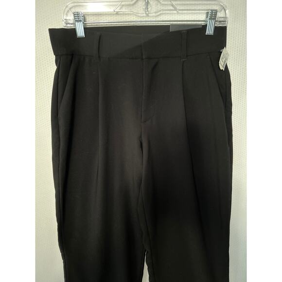 Maurices Black High Rise Trouser Pockets Straight Dress Pants Size 8 Regular NWT - Picture 2 of 9